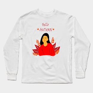 Hello Autumn Long Sleeve T-Shirt